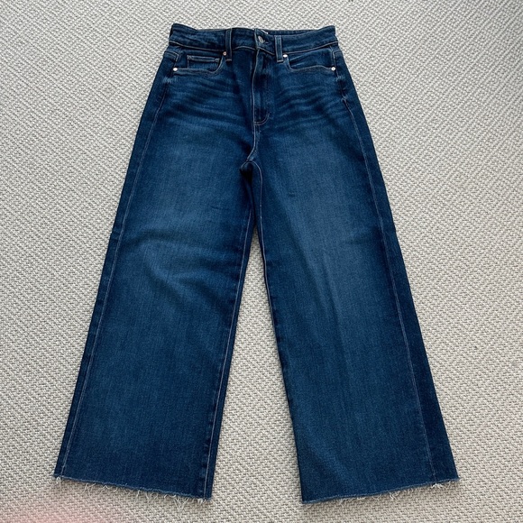 PAIGE Indigo Wide Leg Anessa Jeans - Picture 1 of 7